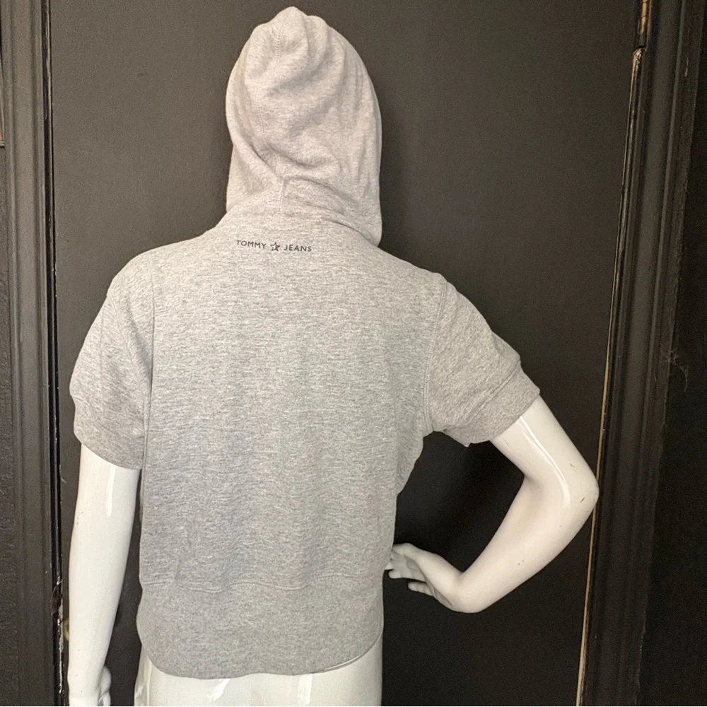 Vintage 1990’s Tommy Hilifigure zip up Hoodie Top Blouse Shirt Cotton - Picture 4 of 14